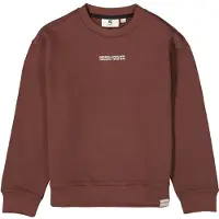 Garcia Sweatshirt kastanjebruin / wit