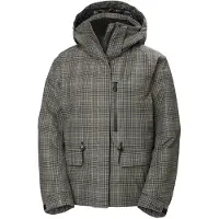 Helly Hansen Ski Jas Women Nora Insulated 2.0 Jacket Pebble Broxburn Plaid AOP-M