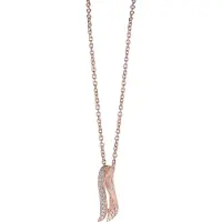 Orphelia Dames 925 Sterling Zilveren Ketting met Hanger - Roze ZH-6030/1