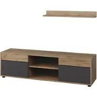 Vicco Berno Woonwand – 2 delen Eik goud/antraciet
