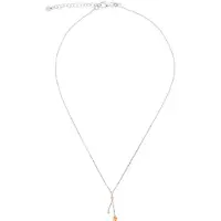 Orphelia 'Lorelei' Dames 925 Zilveren Ketting met Hanger - Zilver/Roos ZK-7386