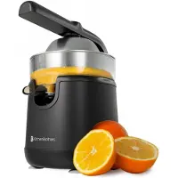 Kitchenbrothers Citruspers - Met Uitloop en Handvat - 0.35L - Zwart