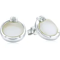 Orphelia Dames 925 Sterling Zilveren Stud Oorbellen - Zilver ZO-5901