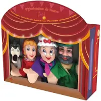 Tachan Set Of 4 Puppets Red Riding Hood Veelkleurig 3-6 Years Kinderen