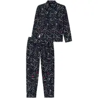 Schiesser Pyjama ' X-Mas Gifting Sets ' donkerblauw