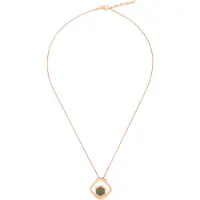 Orphelia 'Elzia' Dames 925 Sterling Zilveren Ketting met Hanger - Roze zh-7372