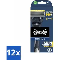 Wilkinson Sword 12 x - Navulmesjes - Hydro 5 Skin Protection Advanced - Beschermend - 1 mesje - Scheermes - Scheermes 5 Mesjes - Hydro 5 - - Scheermes Voor Mannen