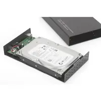 Digitus Externe behuizing (3.5", 2.5"), Harddisk behuizing, Zwart
