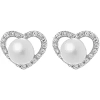 Orphelia 'Alberte' Dames 925 Sterling Zilveren Stud Oorbellen - Zilver ZO-7233