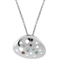 Orphelia Dames 925 Sterling Zilveren Hanger met Ketting - Zilver ZH-4480