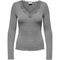 ONLY Shirt 'JDYETOILE' grijs gemêleerd