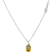 Orphelia 'Minion' Kinderen 925 Sterling Zilveren Ketting met Hanger - Zilver ZH-7135/2