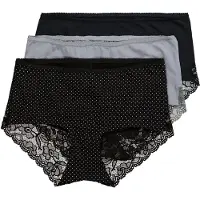 Ulla Popken Slip grijs / zwart