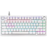 EPOMAKER x AULA F75 - Wit - Mechanisch Toetsenbord - Wired - RGB - 75% - QWERTY - Gaming Keyboard - Red Switch