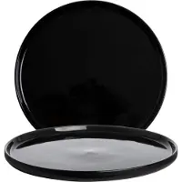 Gusta 6x TT Azur bord Ø26,5cm zwart, Bord, Zwart