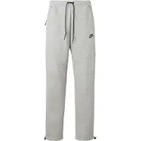 Nike Broek 'TECH FLC' lichtgrijs / zwart