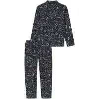 Schiesser Pyjama lang ' X-Mas Gifting Sets ' nachtblauw