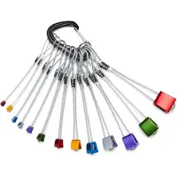 Black Diamond - Klemveren - Stopper Set Pro #1-13 voor Unisex - Rood