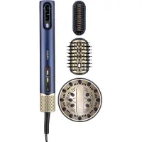 BaByliss 4-in-1 Wet to Dry Air Wand P1334E Föhn - Drogen / Stylen / Volume / Krullen - High Speed Digitale Haardroger (123km/h) - Multifunctionele Föhn met Diffuser