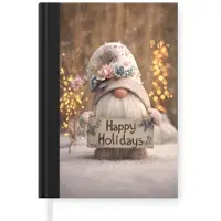 MuchoWow Kerst - Gnome - Bord - Kleurrijk - Kerst - Cadeau - Kerstcadeau voor mannen, vrouwen en kinderen