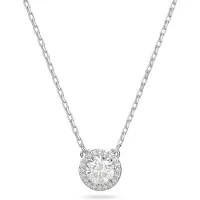 Swarovski Ketting 'Una' zilver