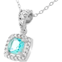 Orphelia 'Faustine' Dames 925 Sterling Zilveren Ketting met Hanger - Zilver ZH-7199/TO