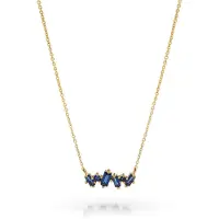 Orphelia 'Novel' Dames 925 Sterling Zilveren Ketting - Goud ZK-7534