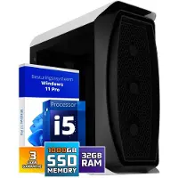 GMR Intel Compleet Desktop PC | Intel Core i5 | 32 GB RAM | 1 TB SSD | Windows 11 Pro | Business Office Multimedia Computer