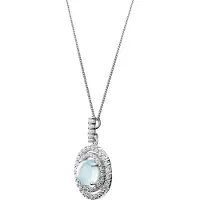 Orphelia 'Rivera' Dames 925 Sterling Zilveren Ketting met Hanger - Zilver ZH-7481/BC