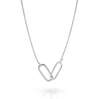 Orphelia 'Roos' Dames 925 Sterling Zilveren Ketting - Zilver ZK-7561