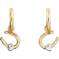 Orphelia 'Aurora' Dames 925 Sterling Zilveren Oorbellen - Zilver/Goud ZO-7525/G