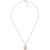 Orphelia 'Sophia' Dames 925 Zilveren Ketting met Hanger - Roze ZH-7234/RG