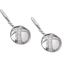 Orphelia Dames 925 Sterling Zilveren Oorbellen - Zilver ZO-5856
