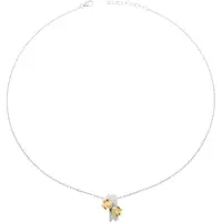 Orphelia Dames 925 Sterling Zilveren Ketting met Hanger - Zilver/Goud ZH-6039/1