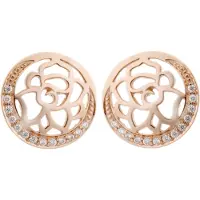 Orphelia 'Blair' Dames 925 Sterling Zilveren Stud Oorbellen - Roze ZO-7089/1
