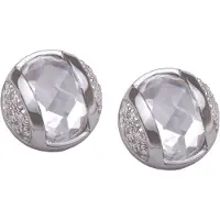 Orphelia Dames 925 Sterling Zilveren Oorbellen - Zilveren ZO-5911