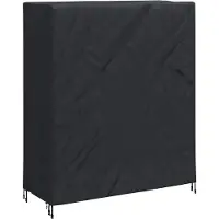 vidaXL Pingpong Tafelhoes 165 x 70 x 185 cm Stof Onregelmatig Zwart