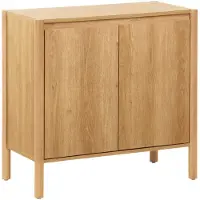 Sweeek Dressoir houteffect 2 deuren 80cm Naturel