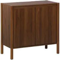 Sweeek Dressoir houteffect 2 deuren 80cm Walnoot