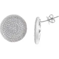 Orphelia Dames 925 Sterling Zilveren Stud Oorbellen - Zilver ZO-5794