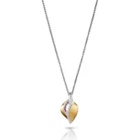 Orphelia 'Anet' Dames 925 Sterling Zilveren Ketting met Hanger - Zilver/Goud ZH-7520/G