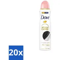 Dove 20 x Deodorant Spray - Invisible Care - 200 ml - Deodorant Spray - Anti-transpirant - Zweetbehandeling - Frisheid - Geur