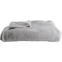 Gusta - Fleece plaid - Super zacht en warm fleece deken - 125 x 150 cm - Muisgrijs