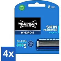 Wilkinson Sword 4 x - Navulmesjes - Hydro 5 Skin Protection - Beschermend - 8 mesjes - Scheermesjes - Hydro 5 - Huidbescherming - Scheermes - Scheerapparaat