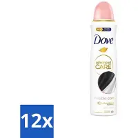 Dove 12 x Deodorant Spray - Invisible Care - 200 ml - Deodorant - Antitranspirant - - Invisible Care - 72 Uur Bescherming