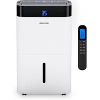 Auronic Luchtontvochtiger en Luchtreiniger - Better Plus Series - Ontvochtigt 12L per dag - 5L Waterreservoir - Slaapkamer, Badkamer, Woonkamer en Kantoor - Vochtvreter voor in Huis - Wit