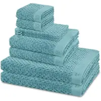 Ross Sonstiges 2 X washandjes 2 X gasten- 2 X douche- 2 X handdoek - in set 8 pack Harmony
