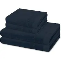 Ross Sonstiges 2 X handdoek 2 X douchehanddoek - in set 4 pack Rubin