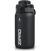 Zipro Thermosbeker 500ml - RVS Isoleerbeker - Lekvrij - 6u Warm/Koud - BPA-vrij - Zwart