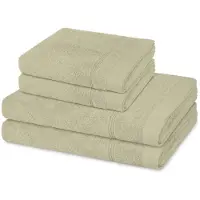 Ross Sonstiges 2 X handdoek 2 X douchehanddoek - in set 4 pack Rubin
